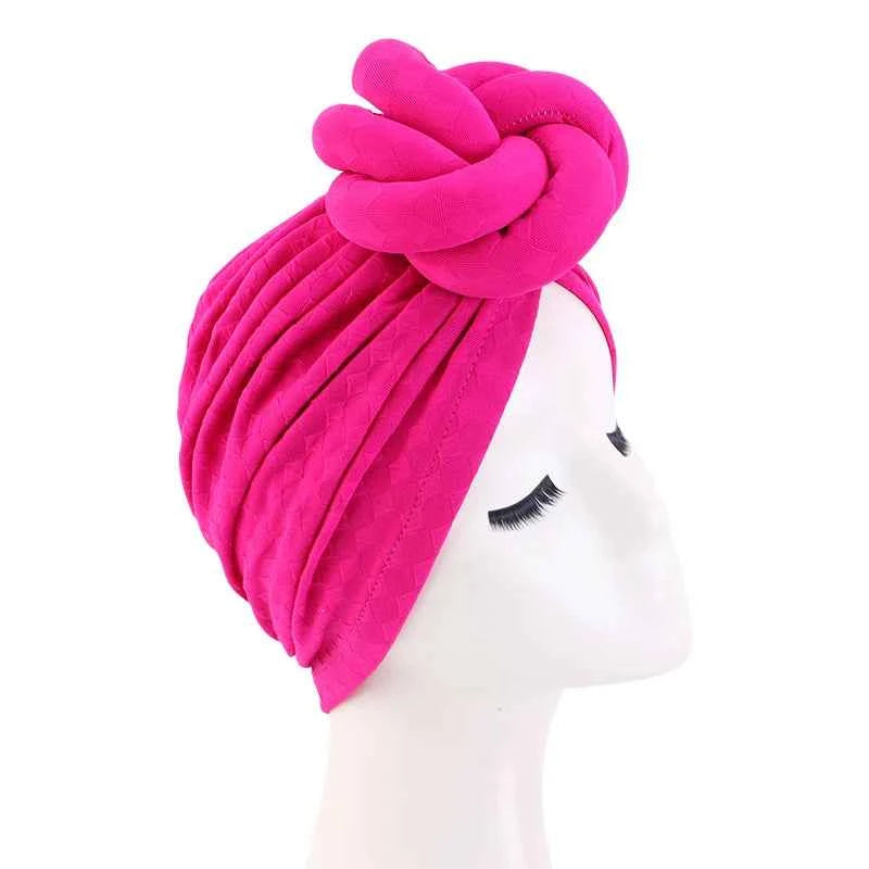 New Women Large 3D Flower Turban Hat Soft HeadScarf Beanie Wedding Party Headwear Turbante Mujer Bandanas Headcover Chemo Cap