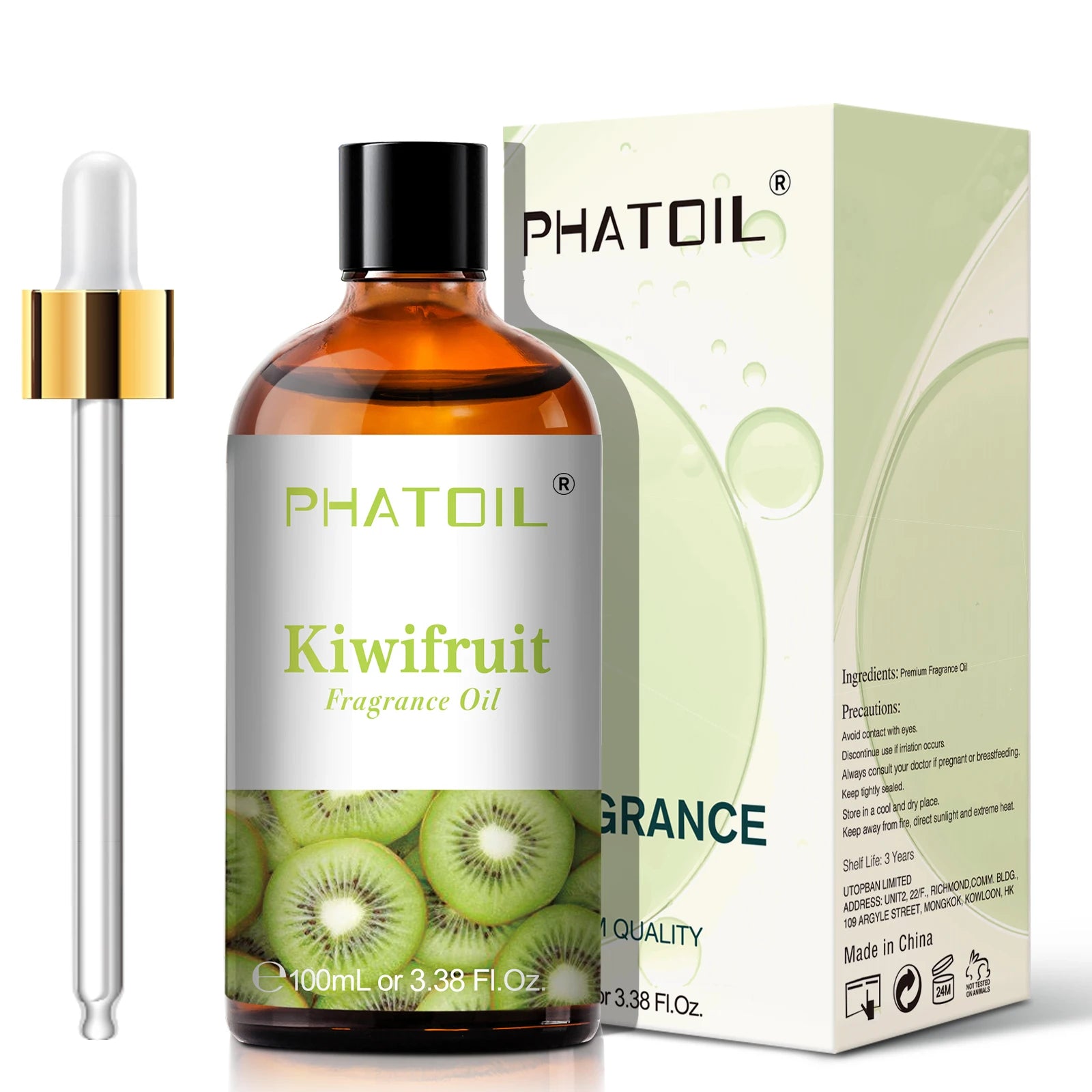 PHATOIL 100ml Sweet Fruity Fragrance Oil for Diffuser Candles Making -Coconut & Vanilla Strawberry Lemon Peach Pear Aroma Oil - NamafadStore