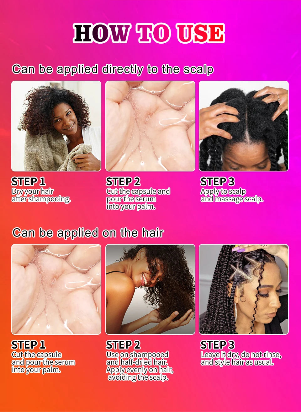 Fast Hair Growth Oil African Crazy Traction Alopecia Chebe Hair Mask Anti Hair Break Hair Strengthener Hair Loss Treatment Spray - NamafadStore