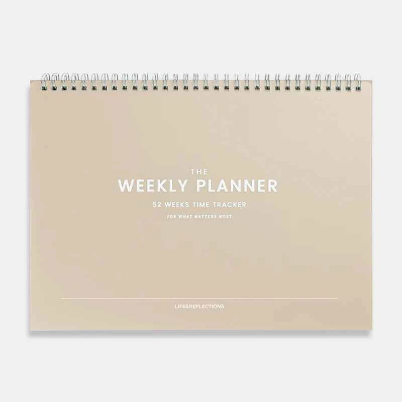 Weekly Planner 52 Weeks Time Tracker For What Matters Most To-do List Weekly Planer Task List Weekly Planners Schedule To Study