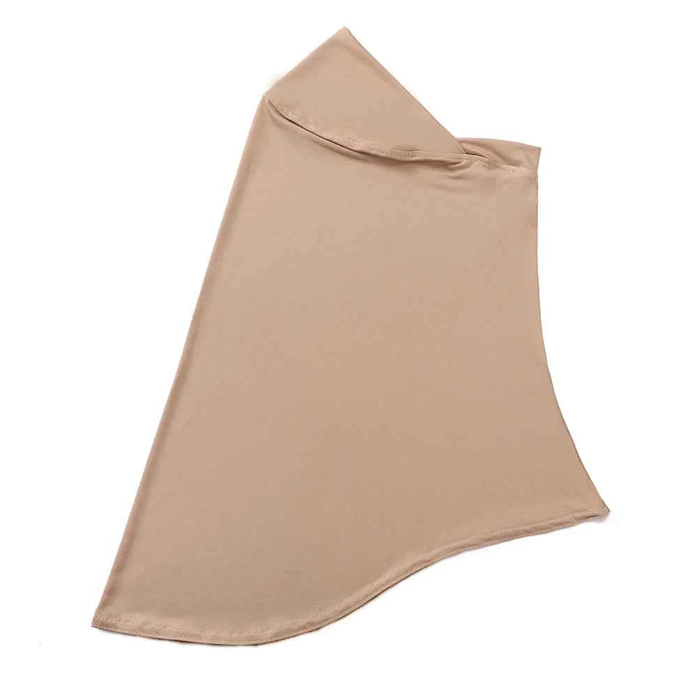 Islamic Full Cover Underscarf Stretch Turban Cap Hijab Bonnet Ready to Wear Snap Fastener Instant Hijab for Muslim Women