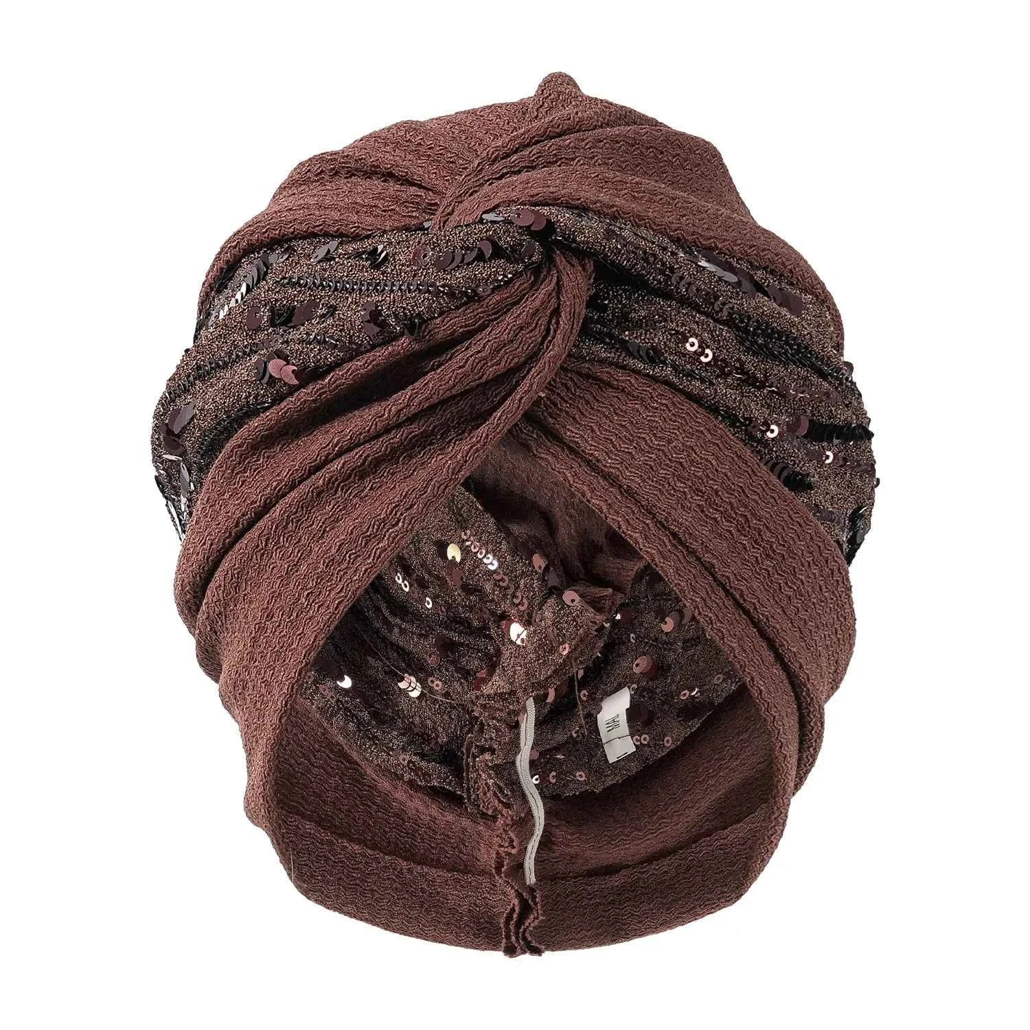 Bonnet For Women Cap Turban Folded Bud Exquisite Headscarf Casual Comfortable Fashion Versatile Warm Cross Hat Edge Wrinkle Lace
