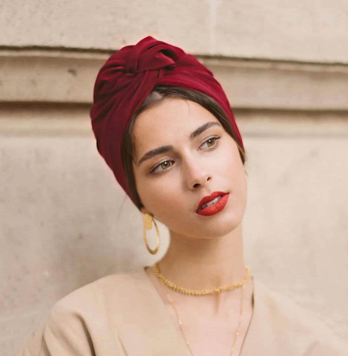 2023 French Vintage Twist Turban Hat Fashion Female Cotton Bandana Headband Women's Hair Cover Cap Floral Print Lady Head Wraps - NamafadStore