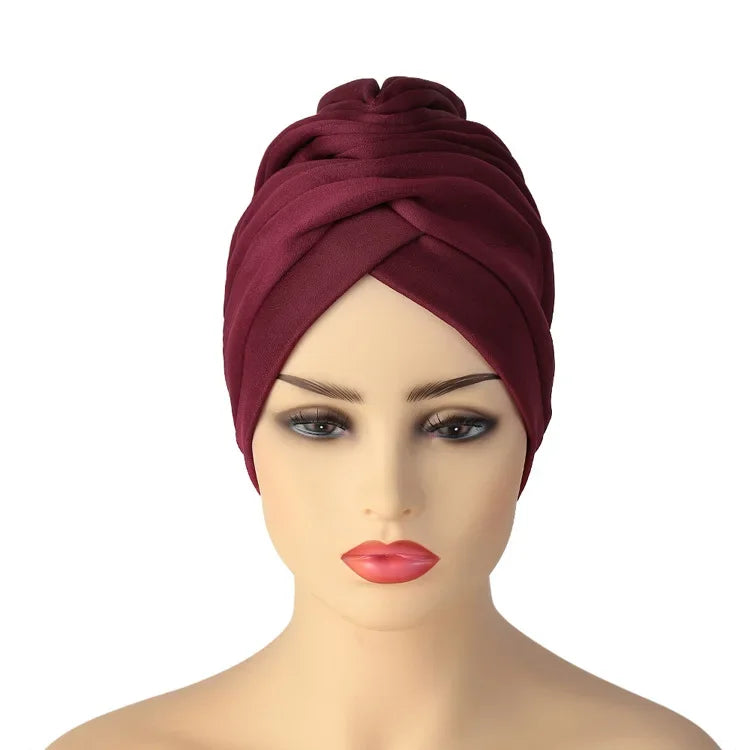 Women Braid Turbans Latest African Headtie Ladies Sequin Head Wraps African Aso Oke Winter Headtie Negerian Wedding Gele Caps