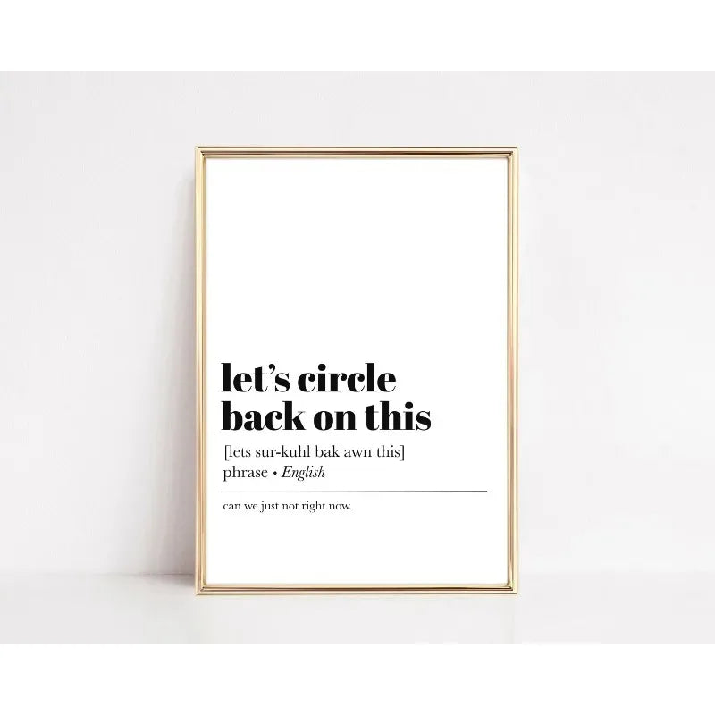 Funny Office Definition Poster Canvas Painting Motivational Words Canvas Painting Wall Art Picture Living Room Home Decor Mural