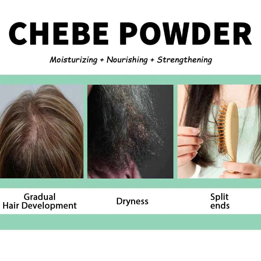 Chebe Hair Care Products Moisturizing and Nourishing DIY Essence Powder Smooth Chebe Hair Oil Powder for Dry Damaged Split Ends