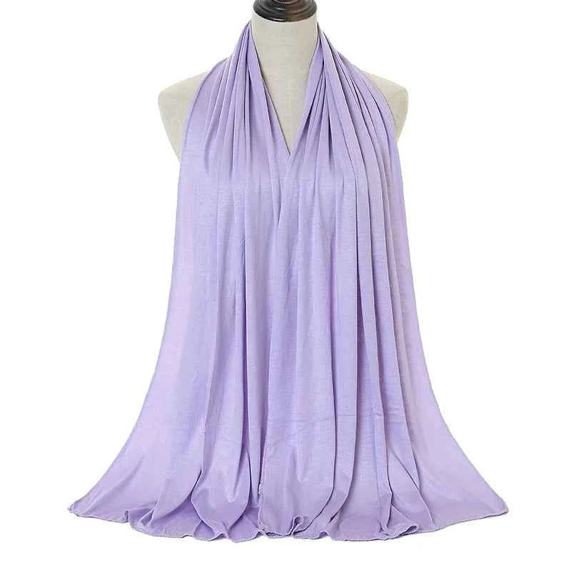 Premium Modal Cotton Jersey Hijab Scarf Muslim Long Shawl Women Plain Soft Turban Tie Head Wraps Africa Female Headband 170x60cm