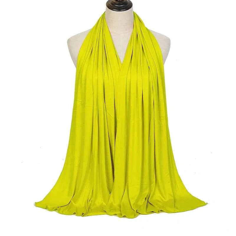 Premium Modal Cotton Jersey Hijab Scarf Muslim Long Shawl Women Plain Soft Turban Tie Head Wraps Africa Female Headband 170x60cm