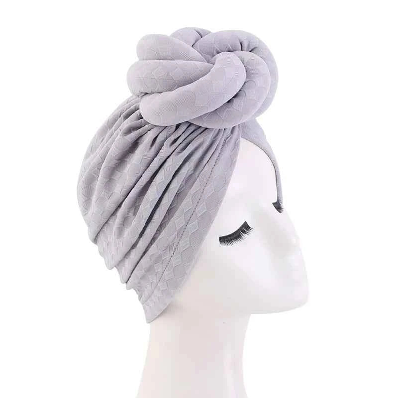 New Women Large 3D Flower Turban Hat Soft HeadScarf Beanie Wedding Party Headwear Turbante Mujer Bandanas Headcover Chemo Cap