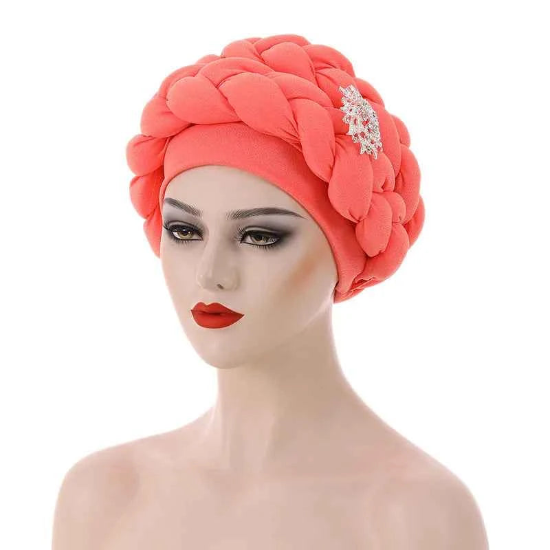 Women’s Turban Caps – Elegant Muslim Headscarf, Hijab, African Beanie & Headtie