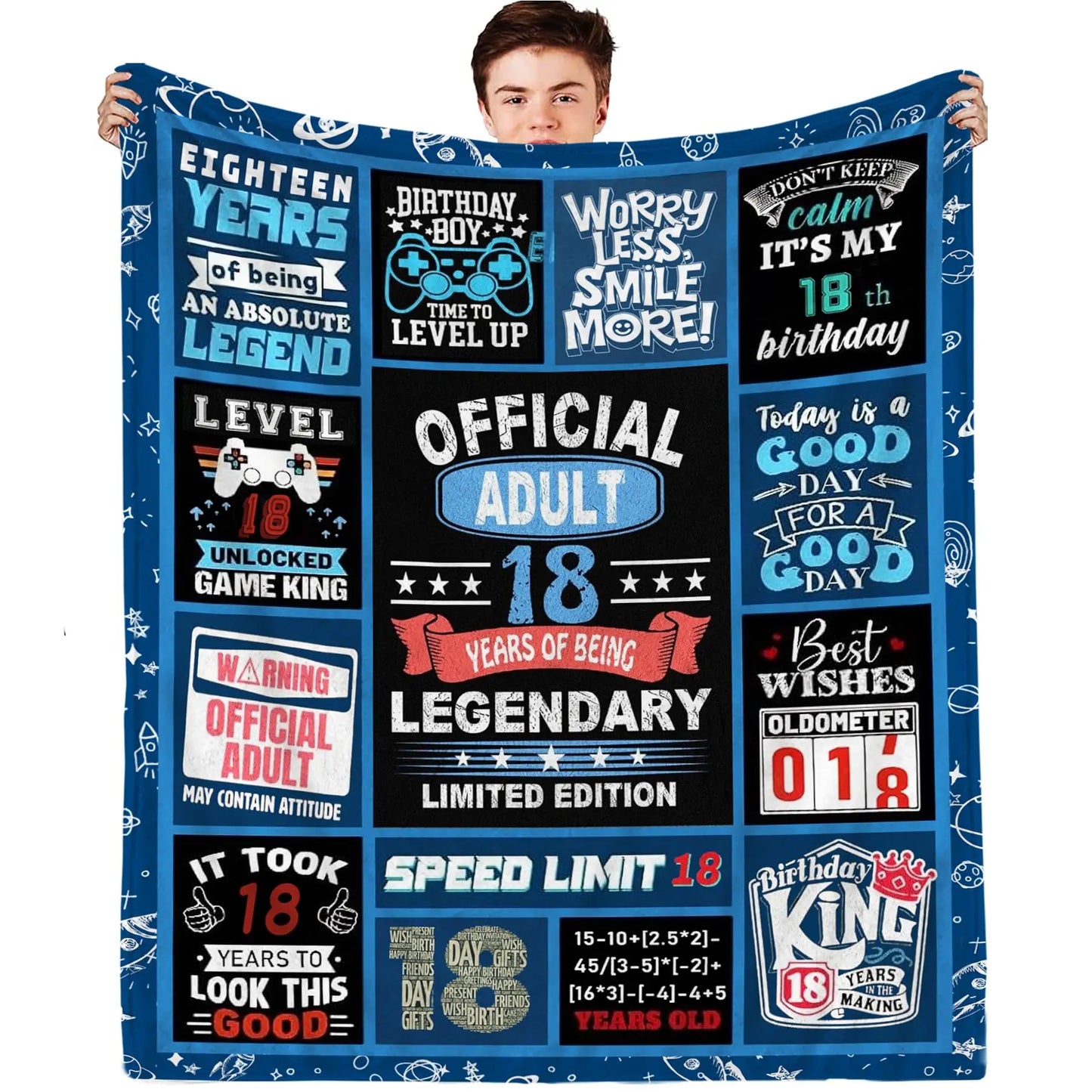 18th Birthday Gift Blanket for Girls – Daughter, Sister & Bestie