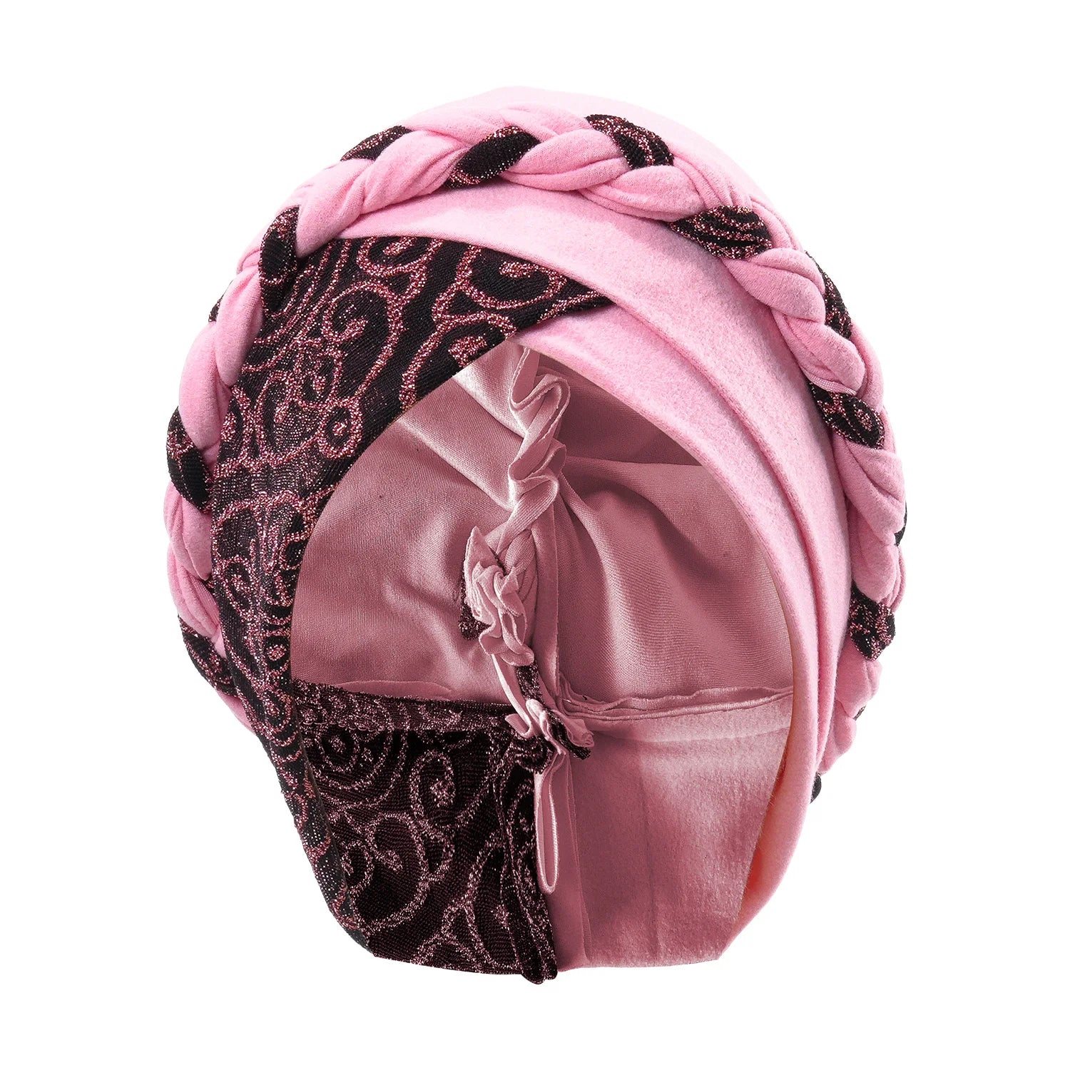 2024 Head Scarf for Muslim Women Turban Cap Ladies Islamic Print Bonnet Hat Braid Headband Turbante Mujer Beanies Hats - NamafadStore