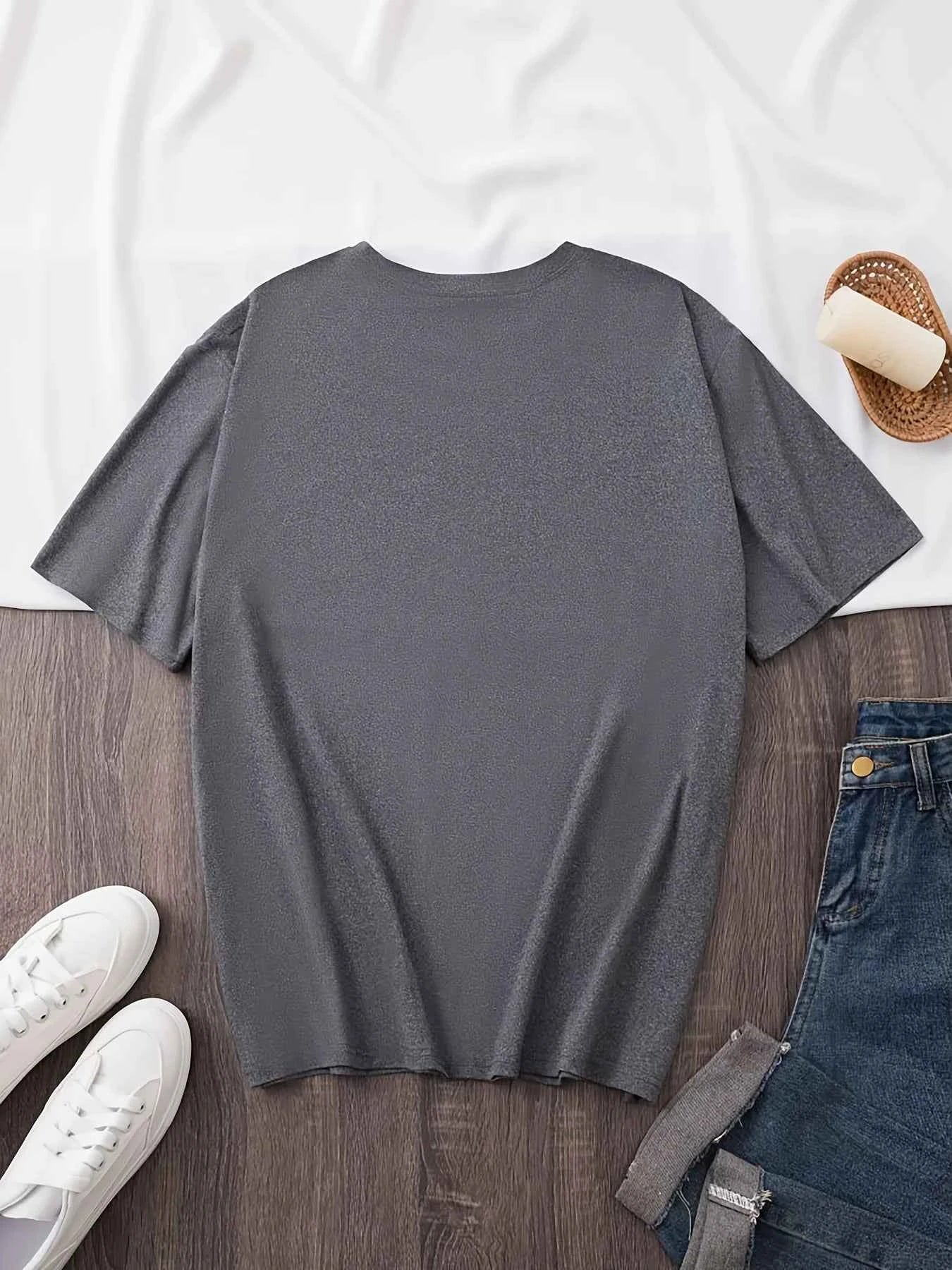 I'm Just A Sweetheart With A Temper Women's Tee - Western Graphic, Casual Dark Gray Top