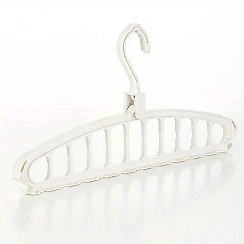 Folding Multi-Hole Clothes Hanger Non-slip Storage Rack Space Saving Clothes Rack Organizers For Wardrobe Jeans Trousers Scarf