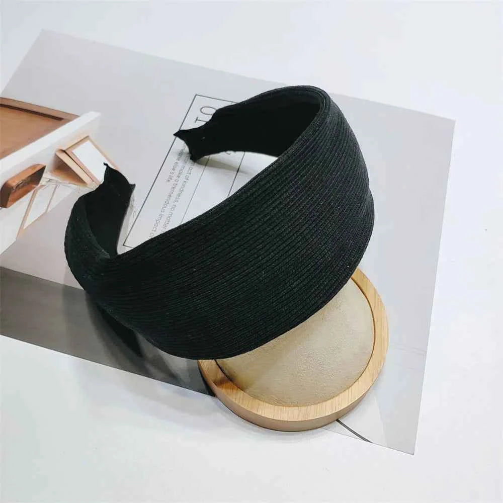 Wide Women Hairband Solid Lace Turban Solid Elastic Hair Bands Hair Accessories Headband for Women Girls Headdress Dropship Gift