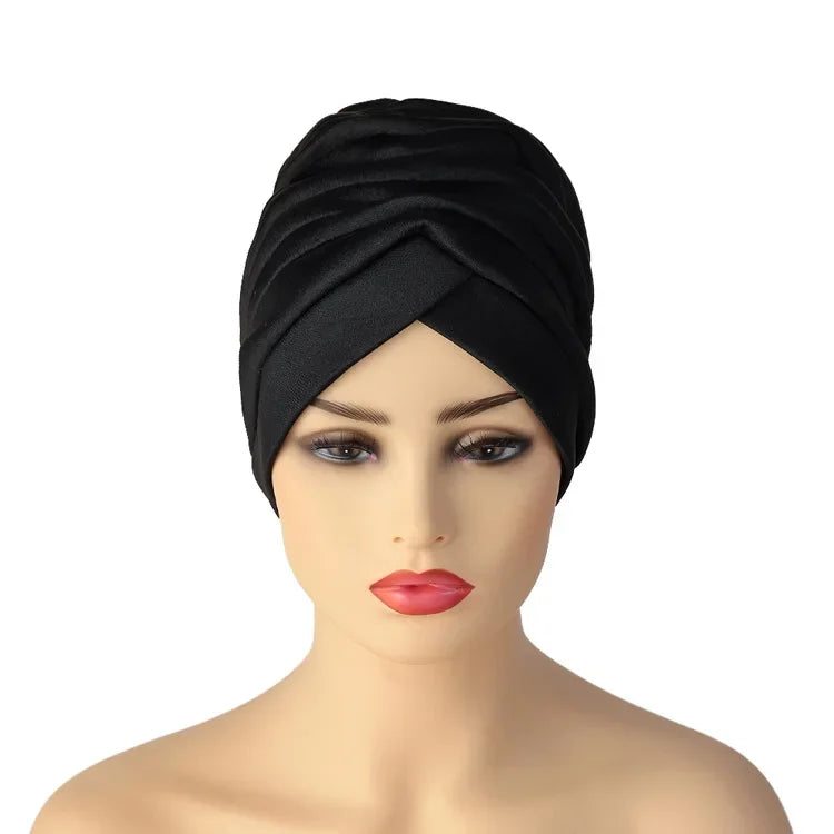 Women Braid Turbans Latest African Headtie Ladies Sequin Head Wraps African Aso Oke Winter Headtie Negerian Wedding Gele Caps
