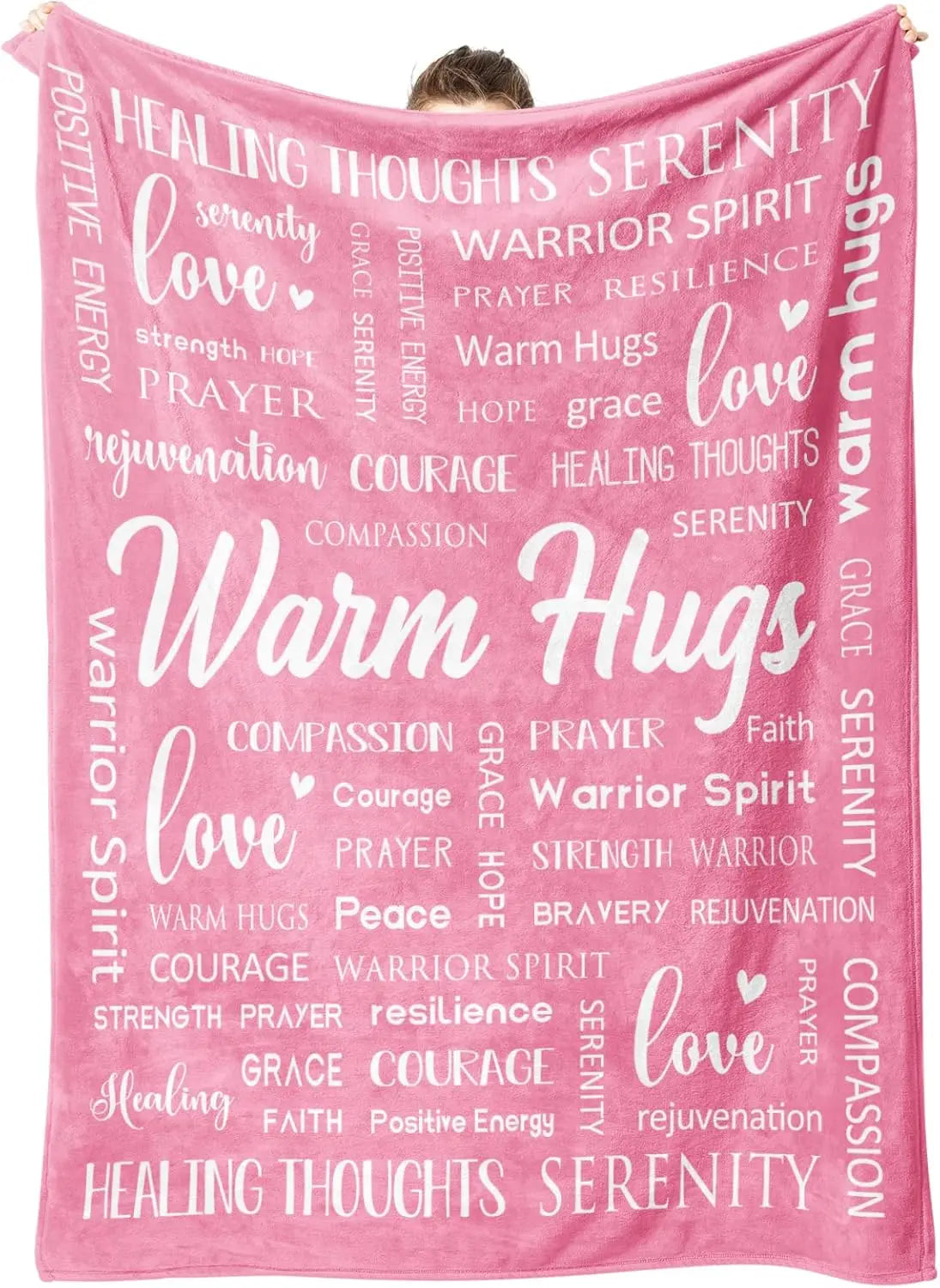Warm Hugs Healing Blanket – Comfort Gift for Women, Get Well Soon