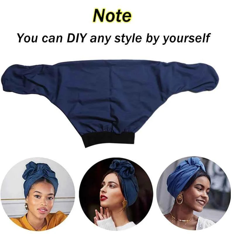 French Vintage Turban Hat Fashion Female Bandana Headband Women's Hair Cover Cap Ladies Head Wraps Muslim Headscarf Bonnet