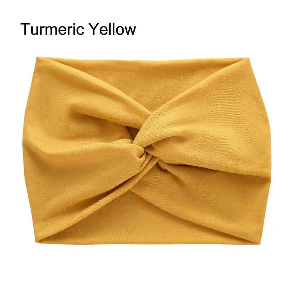 Extra Large Turban Workout Headband Wide Headbands for Women Fashion Yoga Hair Bands Boho Twisted Thick Hair Accessories