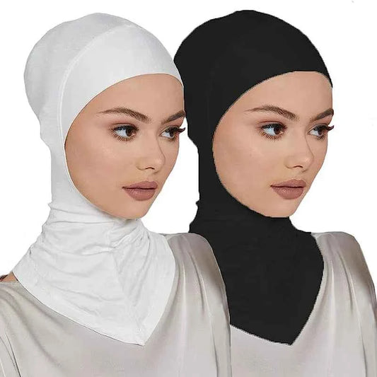 Women’s Turban Caps – Muslim Underscarf Modal Hijab Inner Cap with Full Coverage & Stretchy Fit