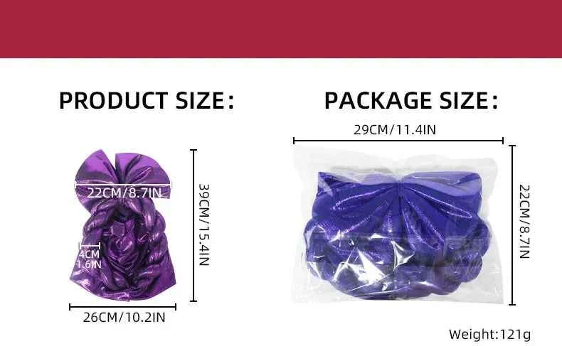 African Lady Head Wraps Nigeria Autogele Headtie Wedding Party Headgear Turbante Mujer Exaggerated Bow Turban Cap for Women