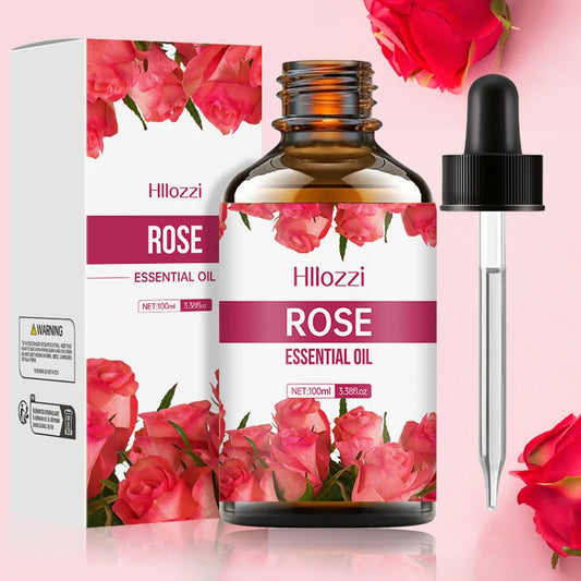 Rose essential oil face and body skin care essential oil moisturizing massage essential oil - NamafadStore