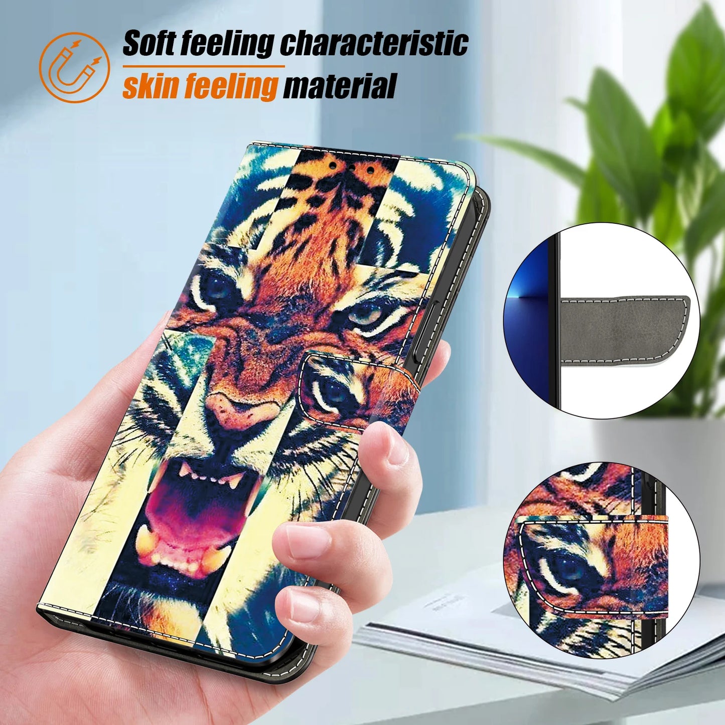 3D Magnetic Flip Leather Cover Wallet Case For iPhone 17 17e 16e 16 15 14 13 12 11 Mini Air Pro Max Plus