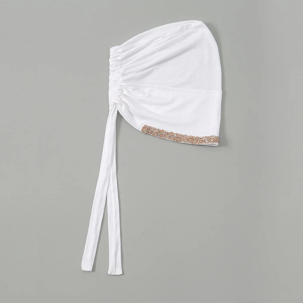 New Modal Rhinestone Band Muslim Turban Hat Inner Hijab Caps Islamic Underscarf Bonnet India Hats Female Headwrap Turbante Mujer - NamafadStore