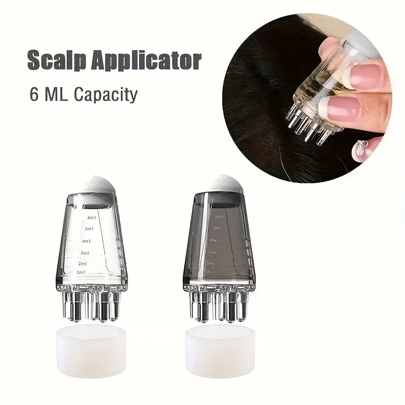 2/3pcs Spray Bottle Hair Growth Essential Oil Applicator Bottle & 1ml Scalp Massage Comb Set Scalp Care Tools for All Hair Types