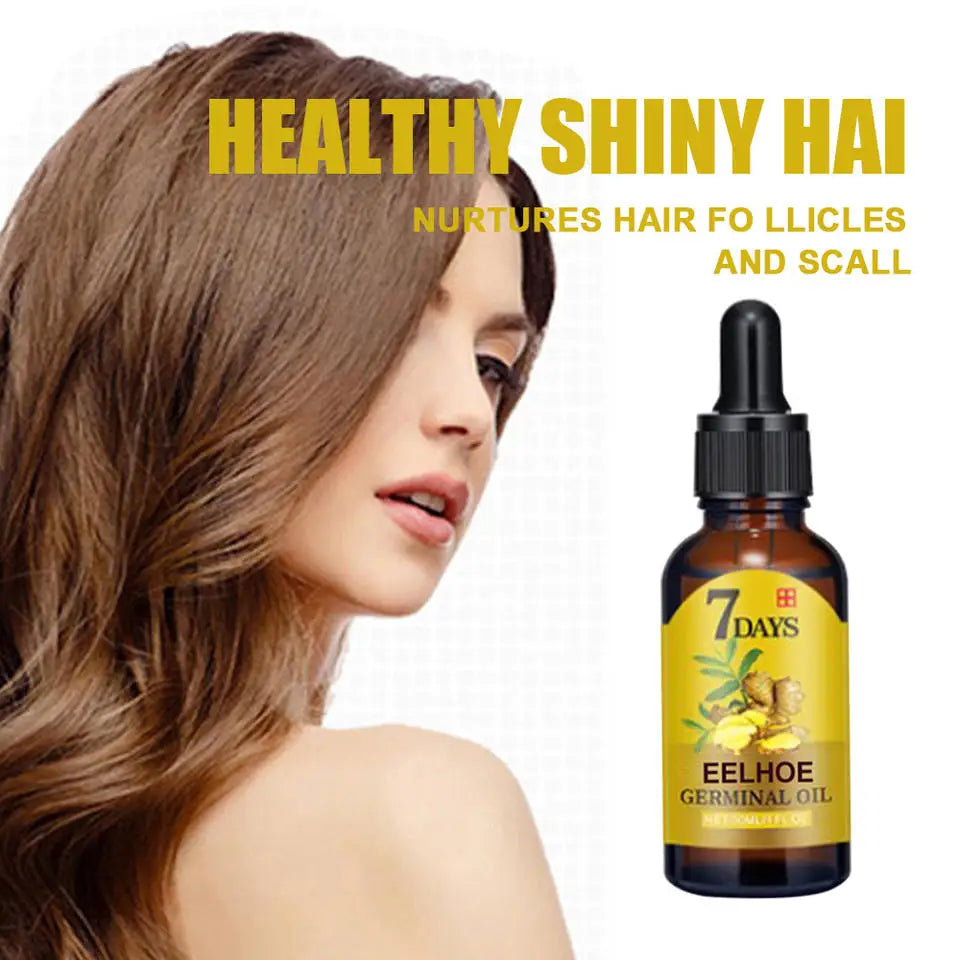 Hair Growth Serum Fast Growing Hair Essential Oil Beauty Hair Care 10/20/40ml Dense Regrowth Ginger Hair Promoting Regeneration - NamafadStore
