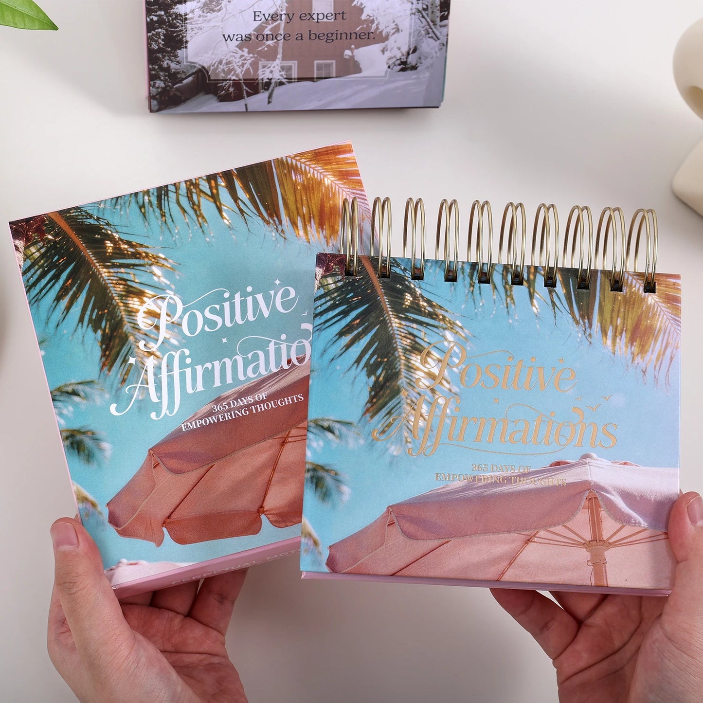 365-Day Positive Affirmations Desk Calendar – Inspirational Daily Flip Calendar