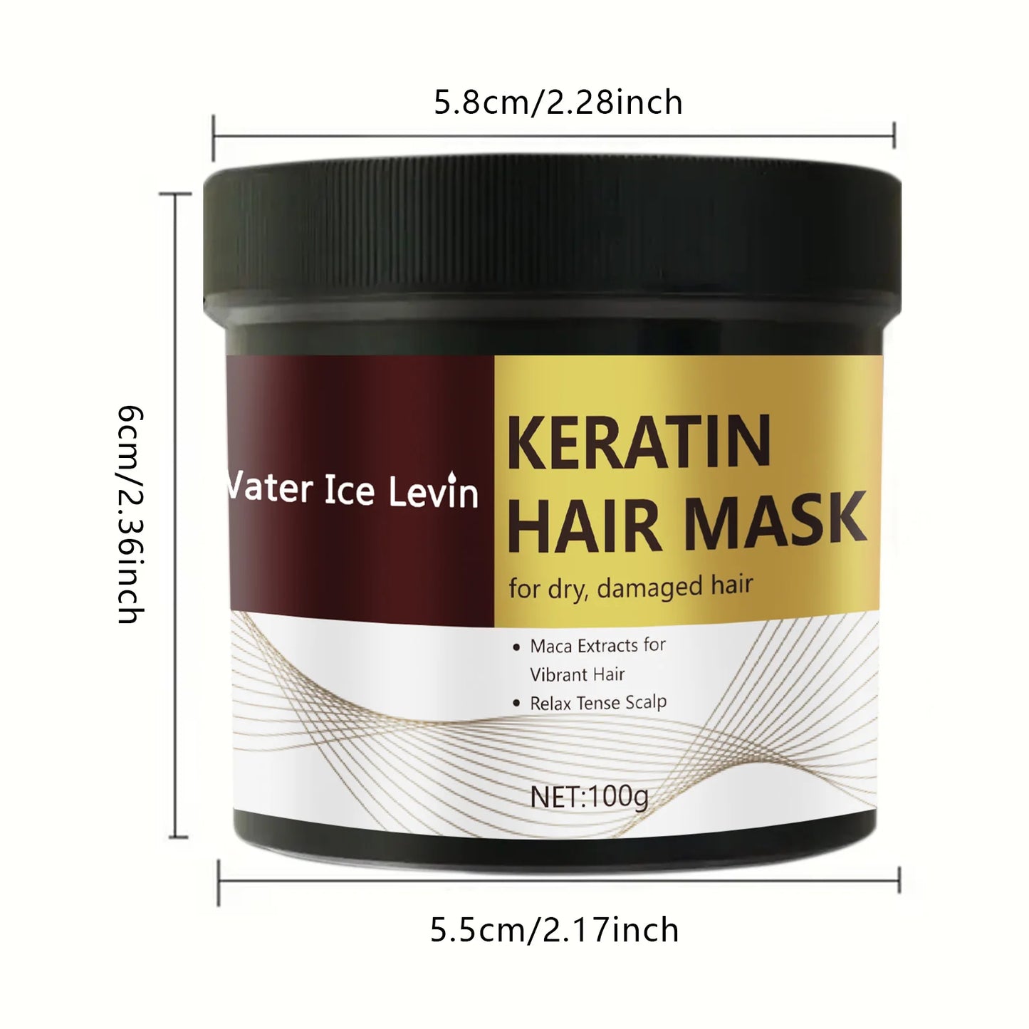Magical Keratin Hair Mask 5 Seconds Fast Repair Damaged Frizzy Hair Soft Smooth Shiny Straightening Deep Moisturizing Hair Care - NamafadStore