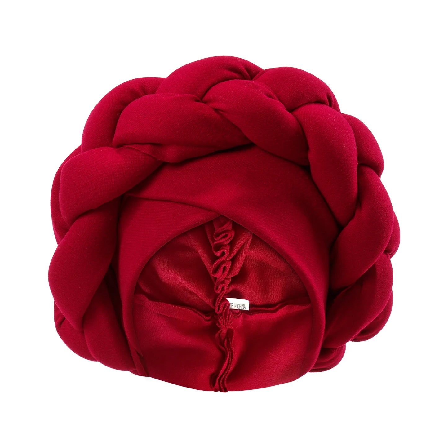 2024 New Exaggerated Braids Turban Cap for Women African Wedding Party Headwear Hats Bonnets Headband Hat Hijab Cap - NamafadStore