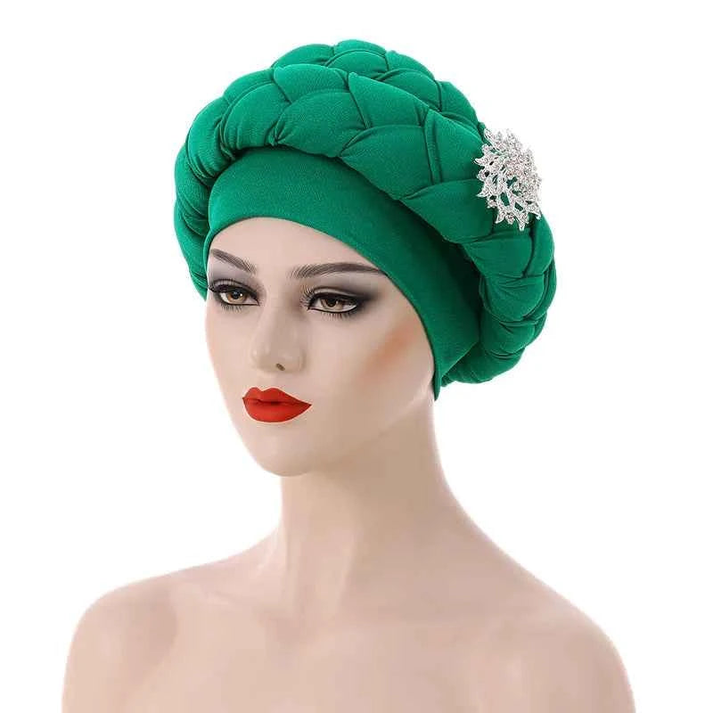 Women’s Turban Caps – Elegant Muslim Headscarf, Hijab, African Beanie & Headtie