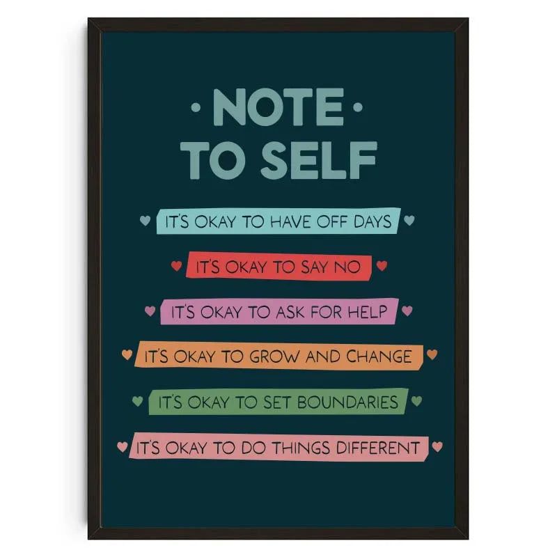 Be Kind to your mind Mental Health Psychology Wall Art Canvas Posters Quotes Prints Wall Picture for Therapy Office Decor