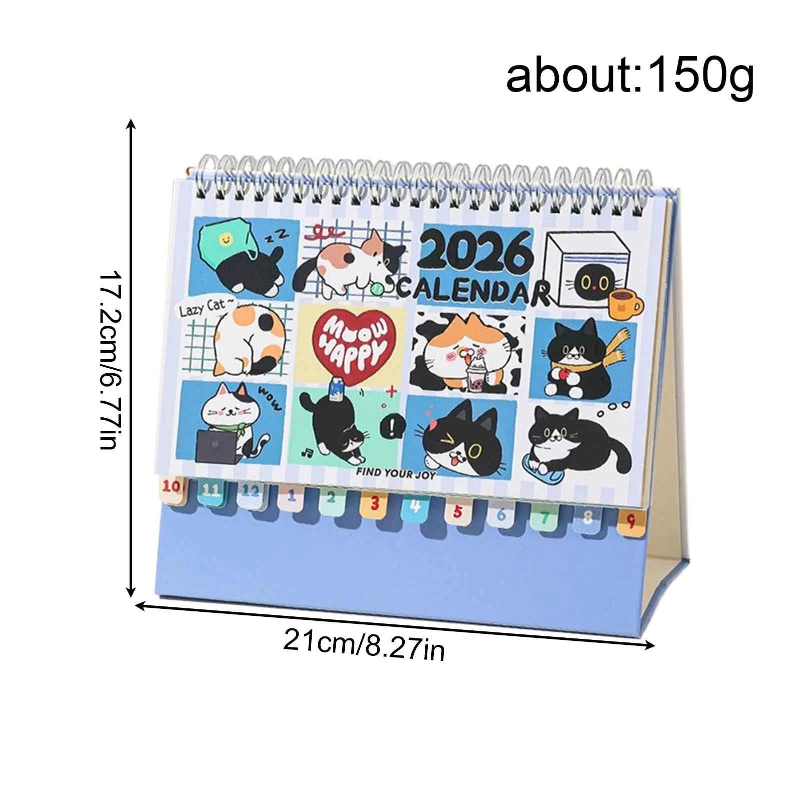 Desktop Calendars 2026 Planner Schedule Calendar Table Daily Notepad Pocket Planner Decorative Month Work Calendar Planner