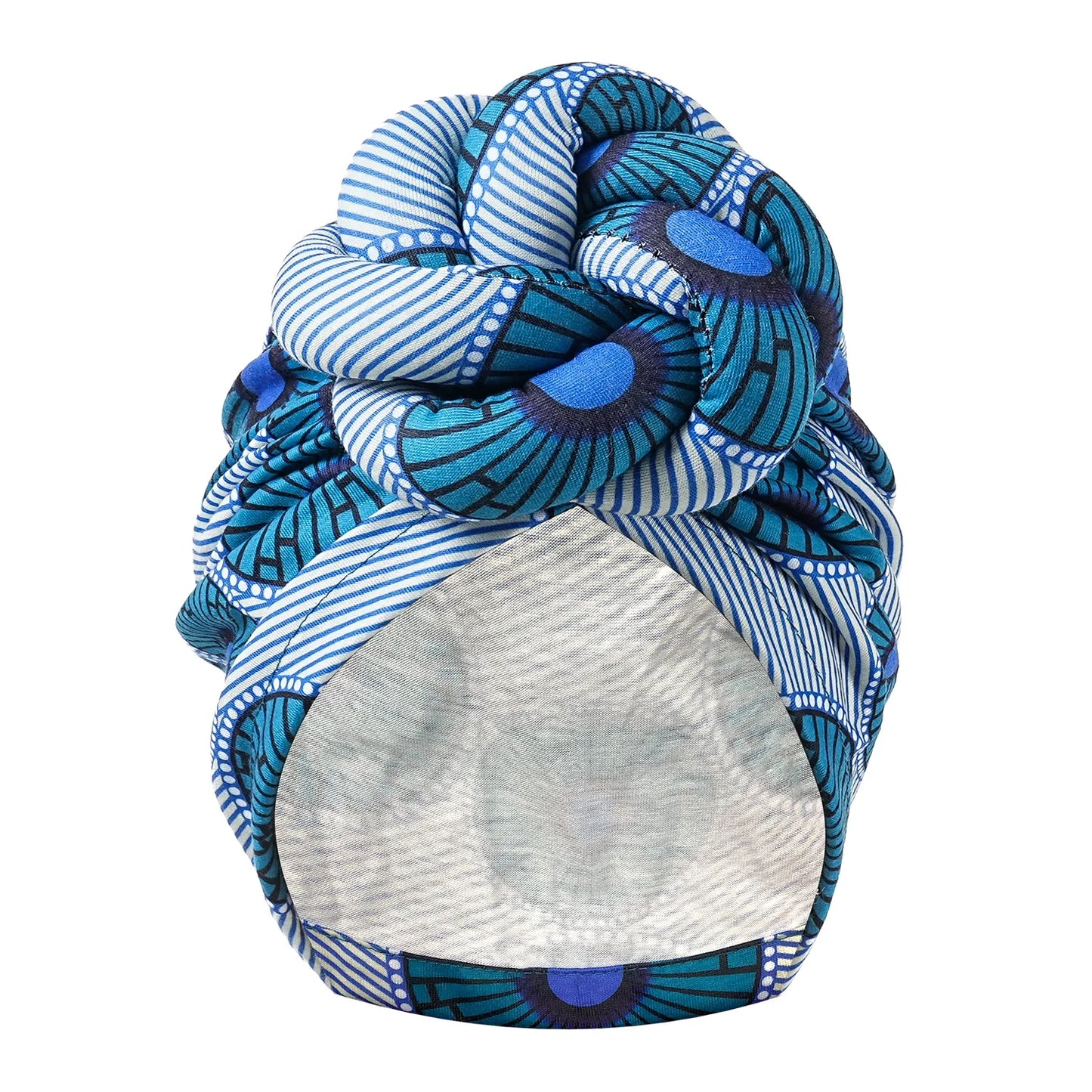 Pre-made Knot Turban, African Print Head Bonnet For Women's, Party Headwear - NamafadStore