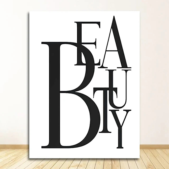 Nordic Wall Art Canvas Painting Lashes Black Lips Women Poster Print Simplicity Perfume Books Picture Modern Salon Beauty Decor