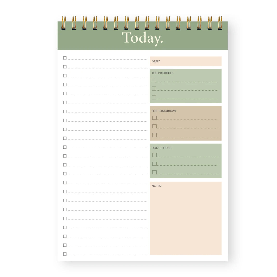 52 sheets To Do List Notepad Undated Daily Planner with Hourly Schedule for Task Management Notebook for Work