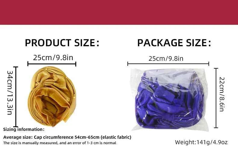 African Female Head Wraps Raw Silk Turban Cap for Women Nigeria Wedding Party Headcover Hat Ready to Wear Head Ties