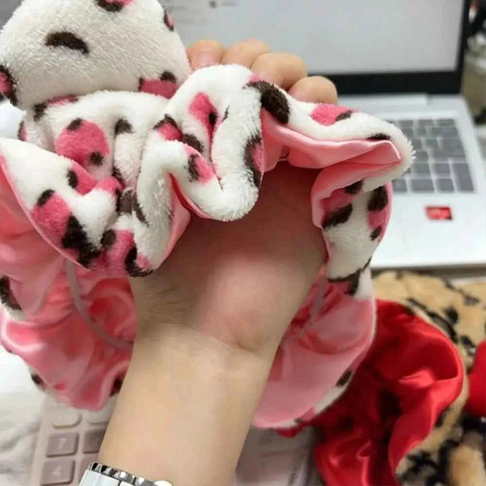 Creative Soft Hair Drying Cap Absorbent Microfiber Dry Hair Towel Leopard Print Bowknot Hair Towels Face Wash