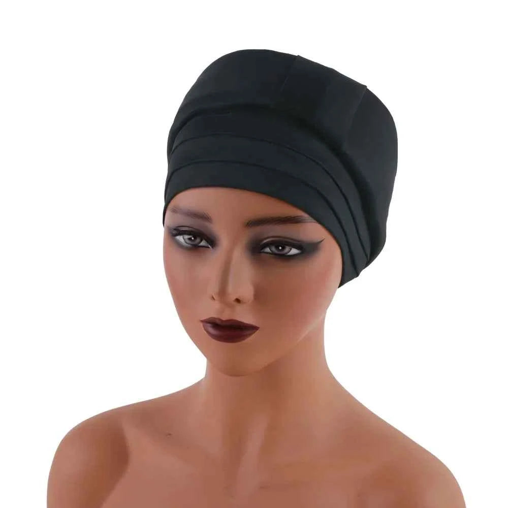 African Female Head Wrap – Raw Silk Turban Cap for Women’s Nigerian & Muslim Headwear