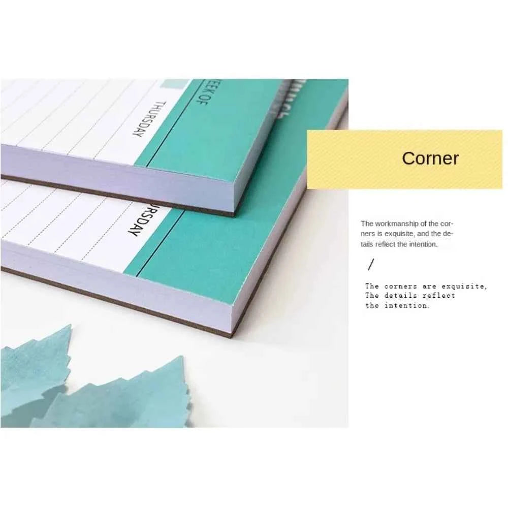 Wide To Do Planner Weekly Planning Notepad A5 Notebook Planner Schedules Weekly Meal Planner Pad Stationery Undated