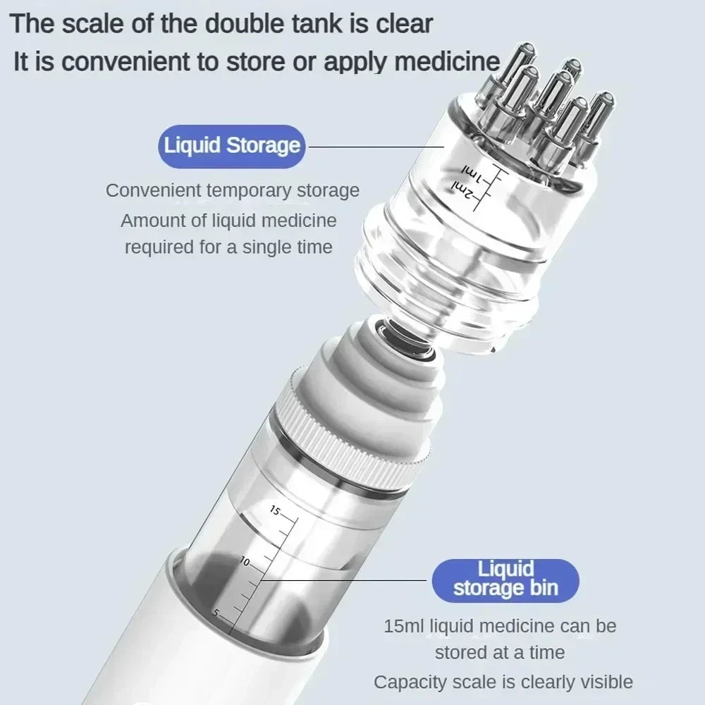 1pc Portable Scalp Applicator Liquid Comb Mini Massager Essential Oil Liquid Guiding Massager Anti Hair Loss Scalp Care Tool