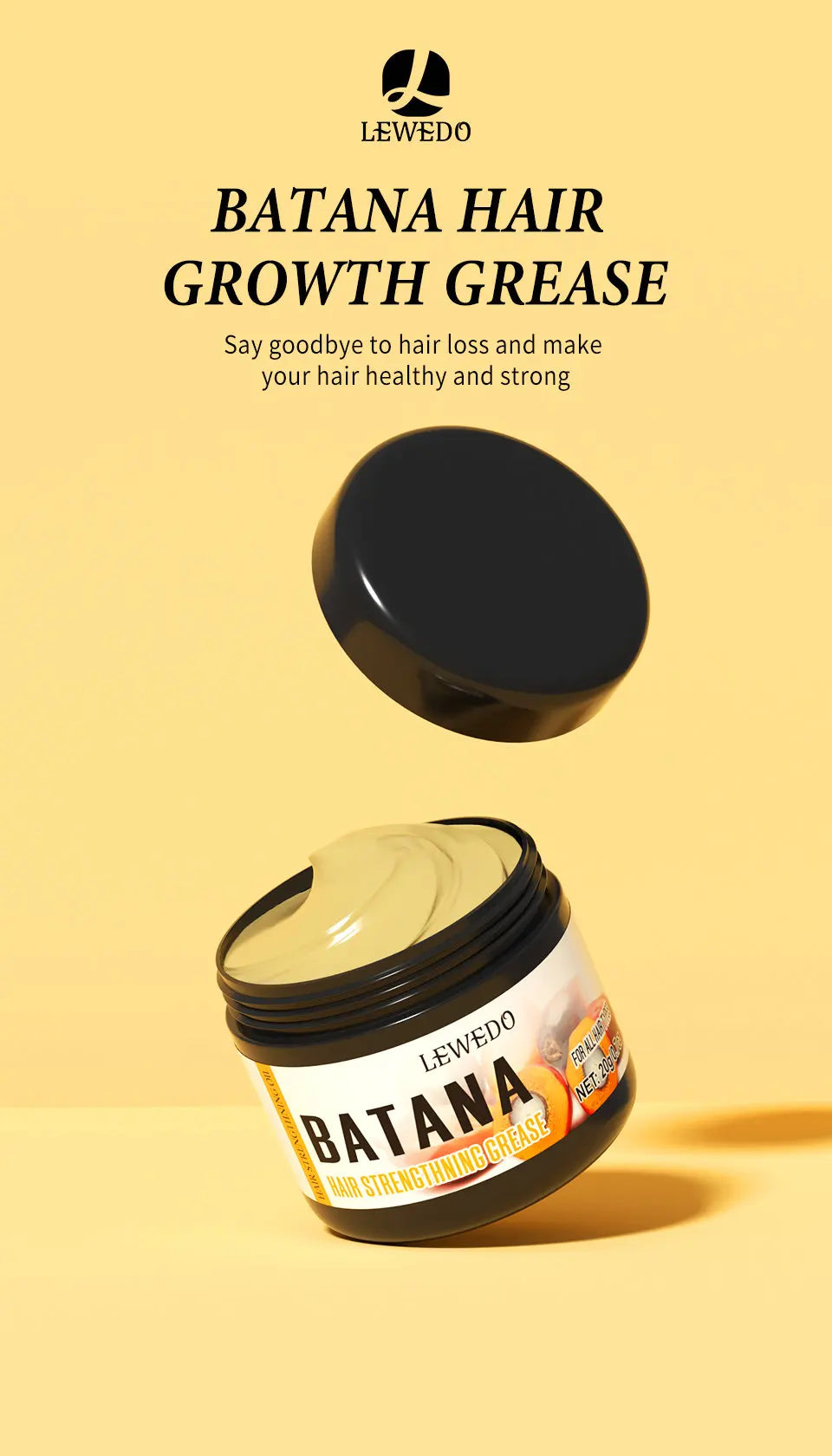 100% Pure Batana Hair Care Oil Hair Growth Oil For Natural Treatment Nourish Reduce Hair Loss Anti-Breakage Hair Thickn Products - NamafadStore