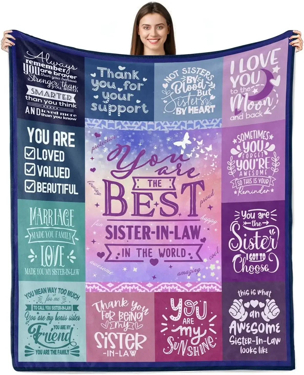Cozy Soft Throw Blanket – Best Friend Birthday Gift & Home Décor