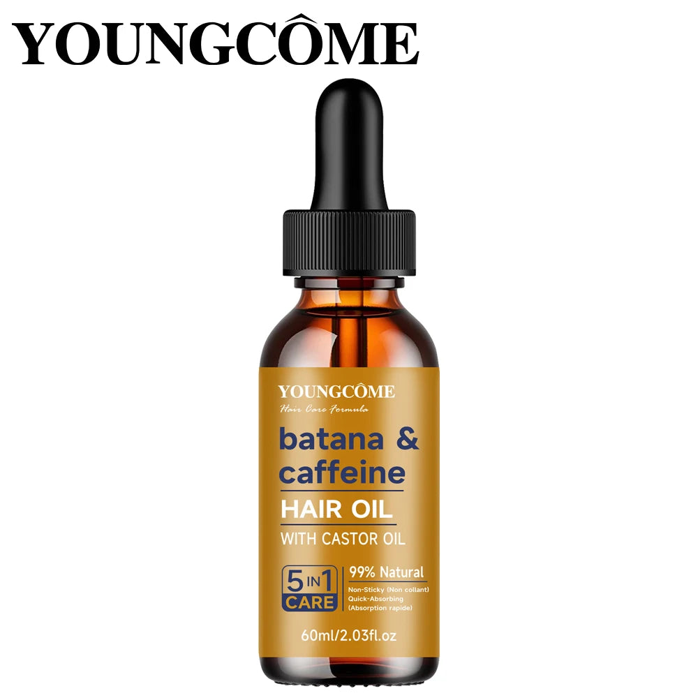 Batana & caffeine Oil For Healthy Hair Treatment Oil Enhances HairDamaged Hair Treatment Oil Anti-Hair Loss Care  Conditioner - NamafadStore