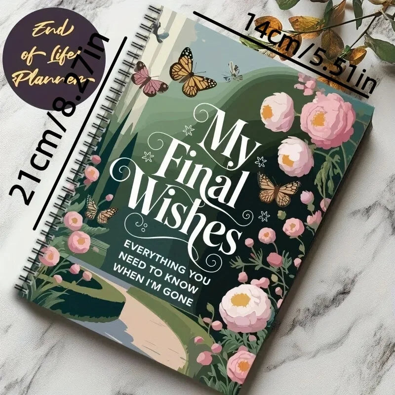 End-of-Life Planner & Organizer – Letters, Care Plans & Funeral Wishes