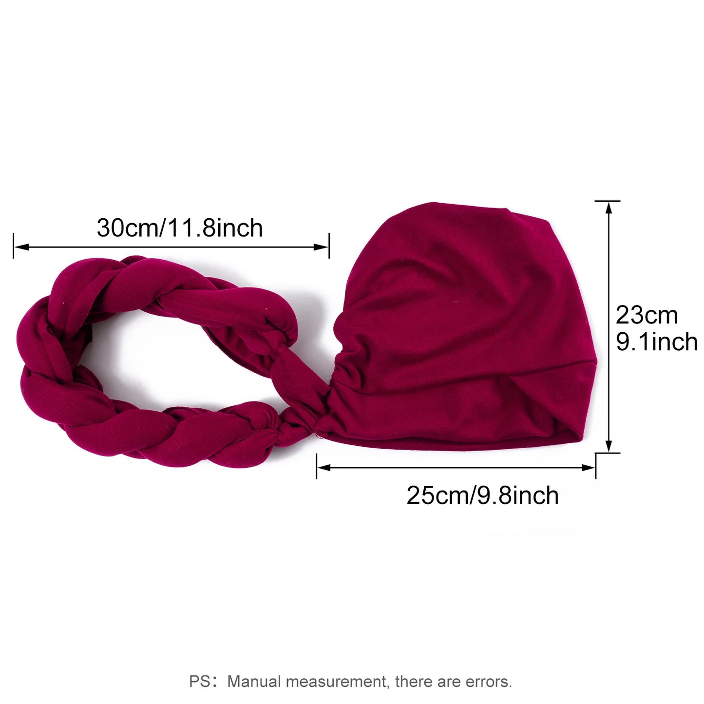 2024 New Exaggerated Braids Turban Cap for Women African Wedding Party Headwear Hats Bonnets Headband Hat Hijab Cap - NamafadStore