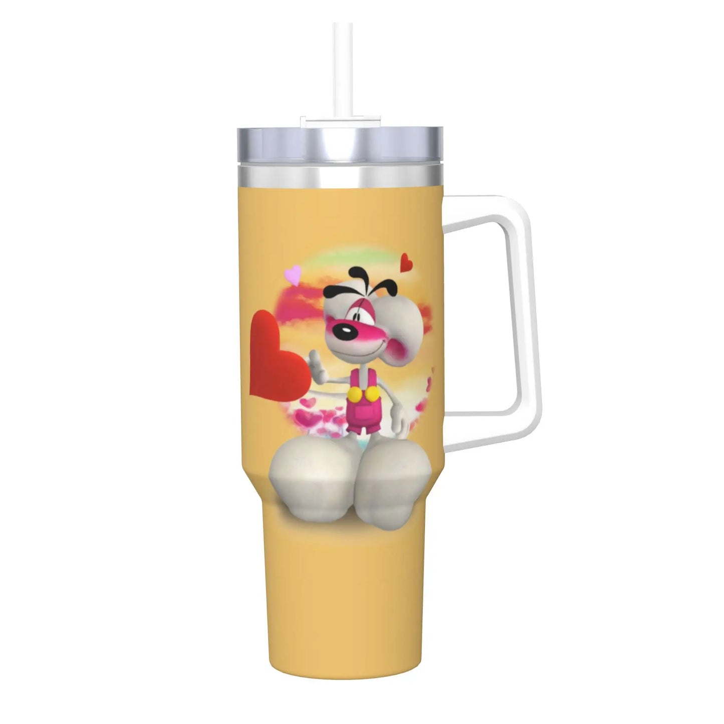 Diddl Stainless Steel Tumbler – Leakproof Insulated Hot & Cold Travel Cup